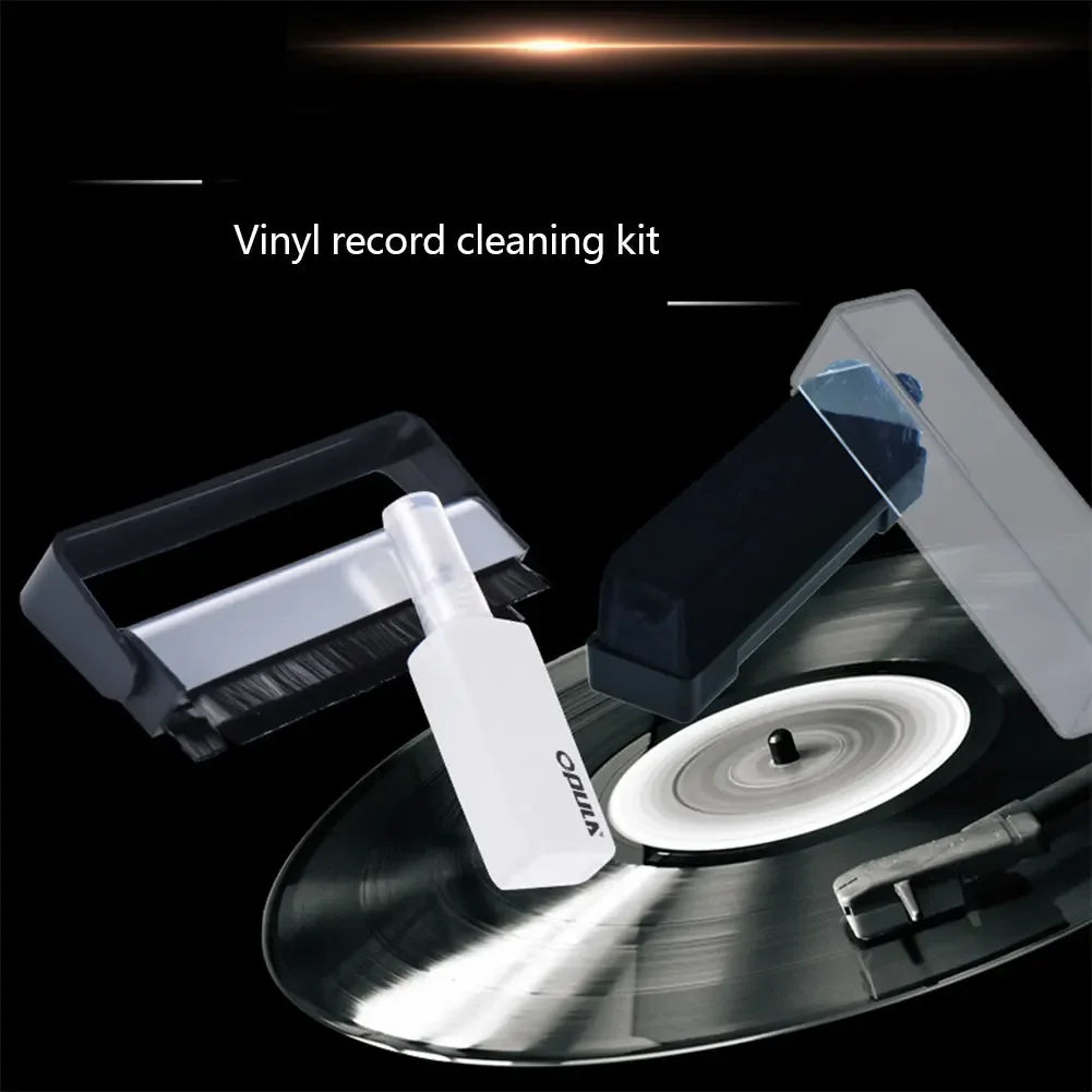 Anti-Static Carbon Fiber Vinyl Record & Stylus Brush