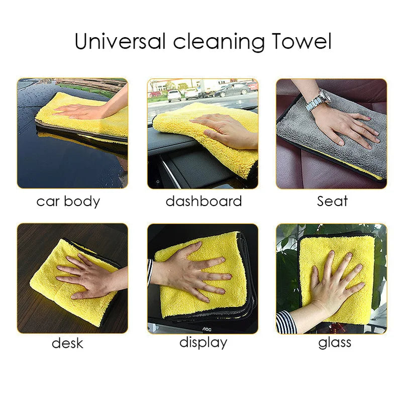 Car Wash Microfiber Towels – Absorbent Polishing Cloths
