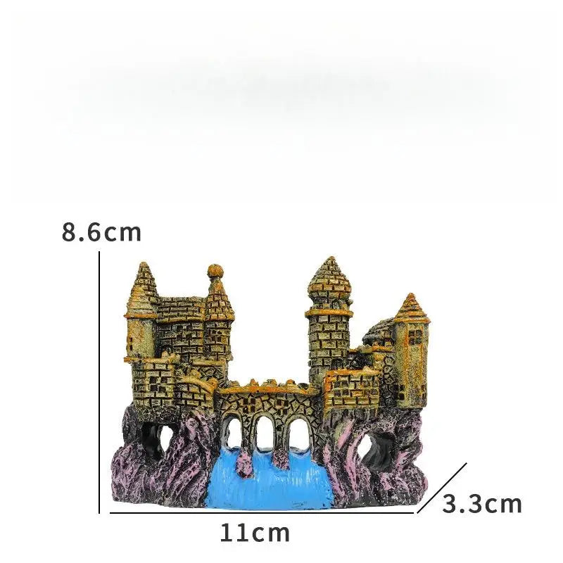 Castle Rockery Fish Tank Ornament | Aquarium Decoration