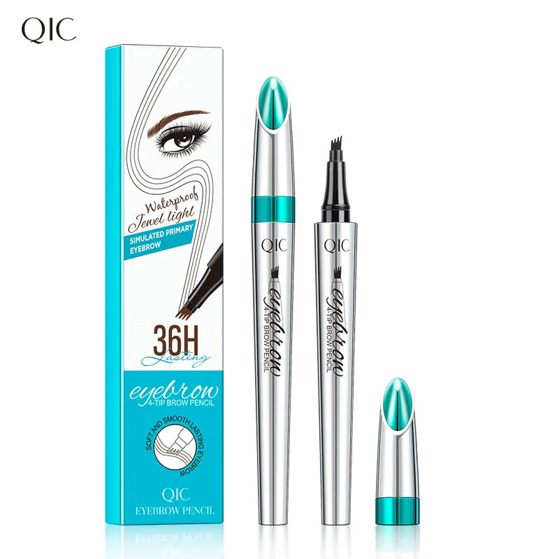 QIC Microblading Eyebrow Pen – 5 Colors, Waterproof Brow Pencil