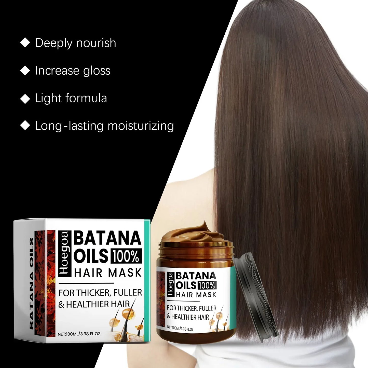 HOEGOA Batana Oil Hair Mask – Growth & Anti-Breakage Treatment