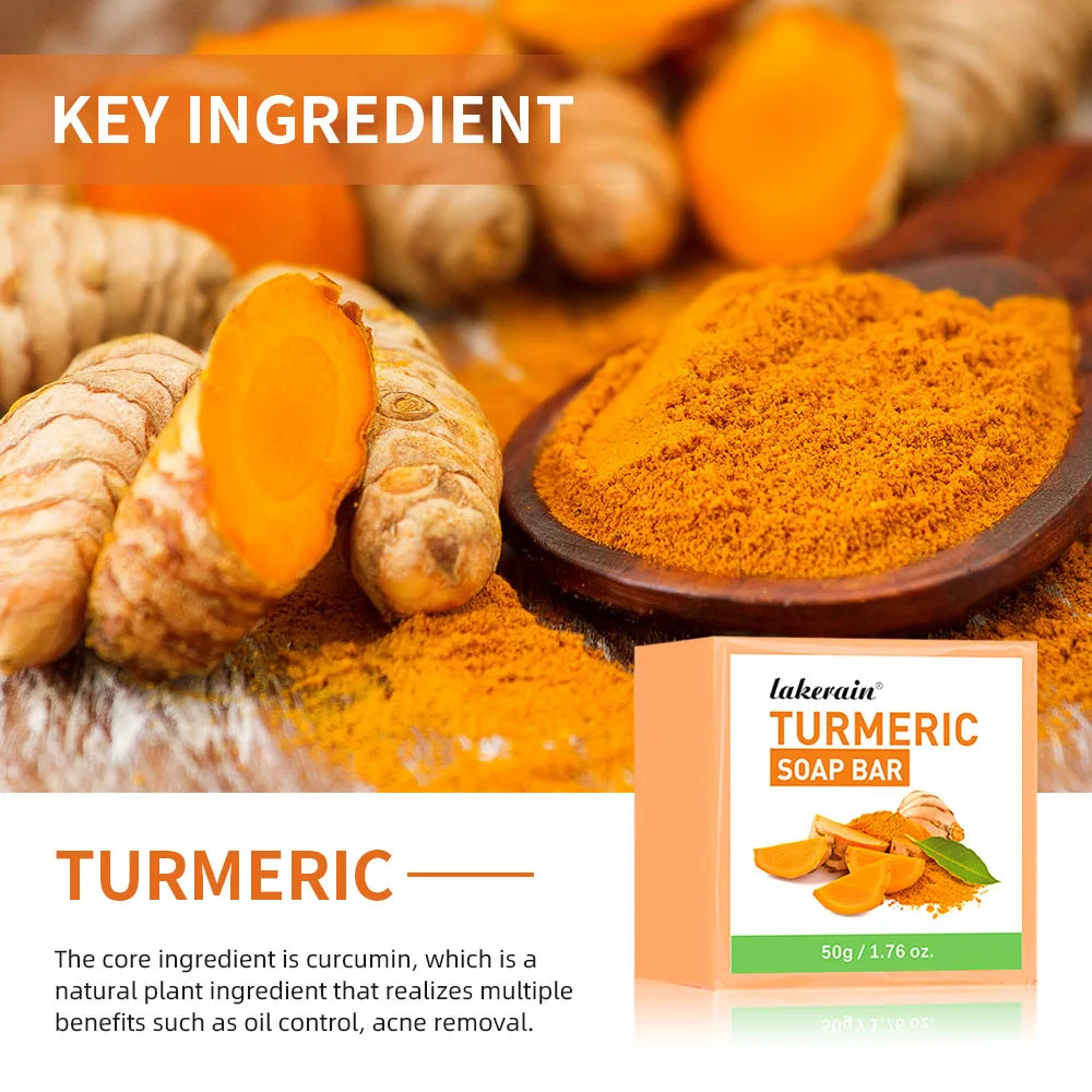 Natural Hand Made Turmeric Soap Brightening Body Cleanser for Face Underarm Legs Lightens Dark Areas Gentle Skin Care Peaceful Pleasures Health and Wellness