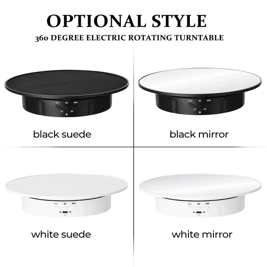 200mm 3 Speeds Photography Rotating Display Stand 360 Electric Rotating Product Display Turntable For Video Shooting Peaceful Pleasures Health and Wellness