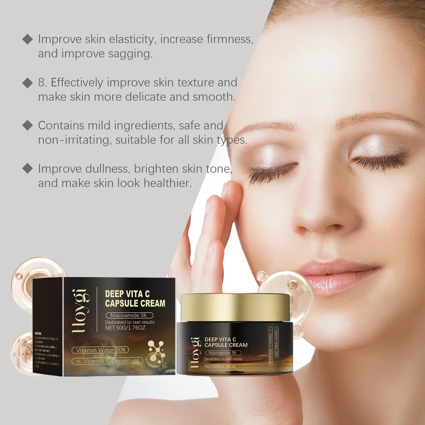 Niacinamide & Vitamin C Face Cream – Dark Spots & Melasma Peaceful Pleasures Health and Wellness