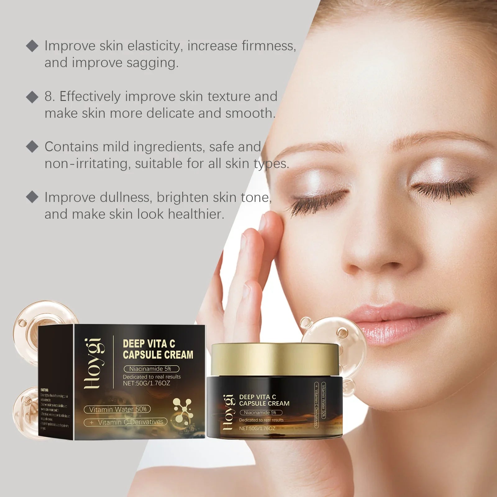 Niacinamide & Vitamin C Face Cream – Dark Spots & Melasma Peaceful Pleasures Health and Wellness