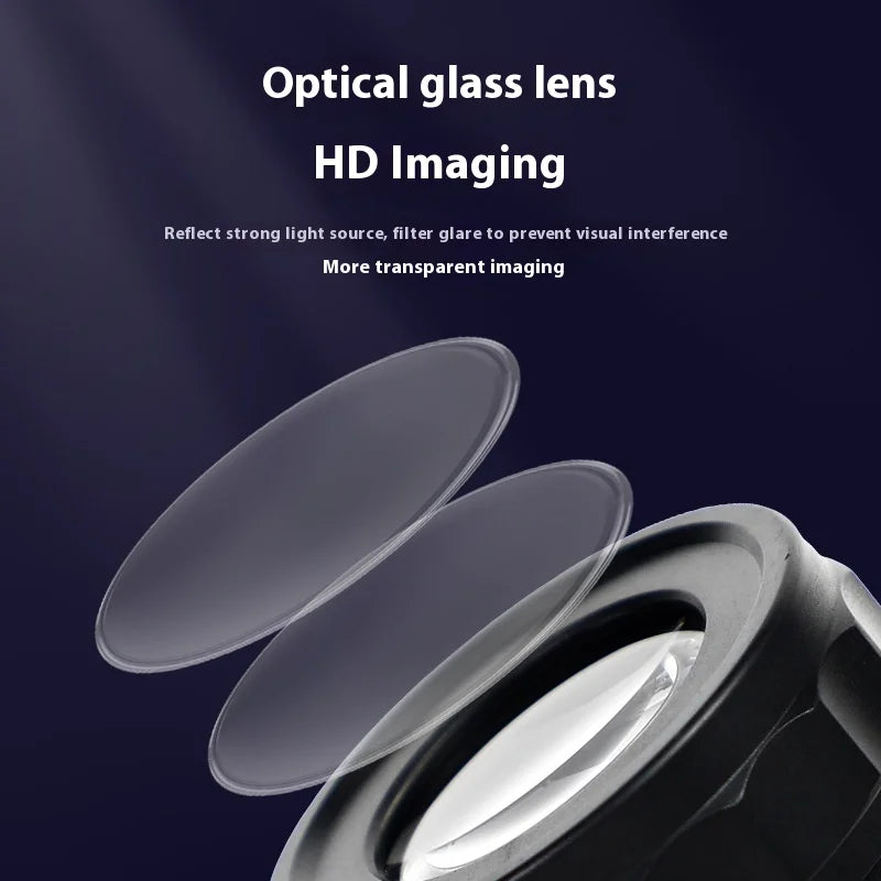 10X Hd Magnifier Adjustable Focal Distance Band Led Purple Light Charging Band Scale Measuring Board Peaceful Pleasures Health and Wellness