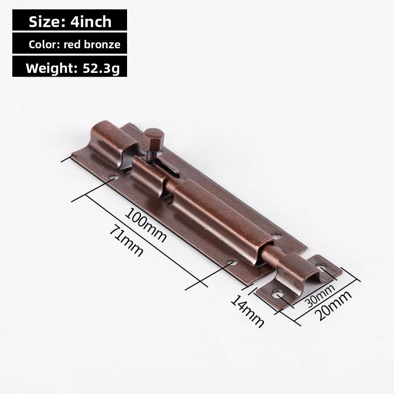 Aluminum Alloy Door Bolt Latch – Gate, Window & Home Lock