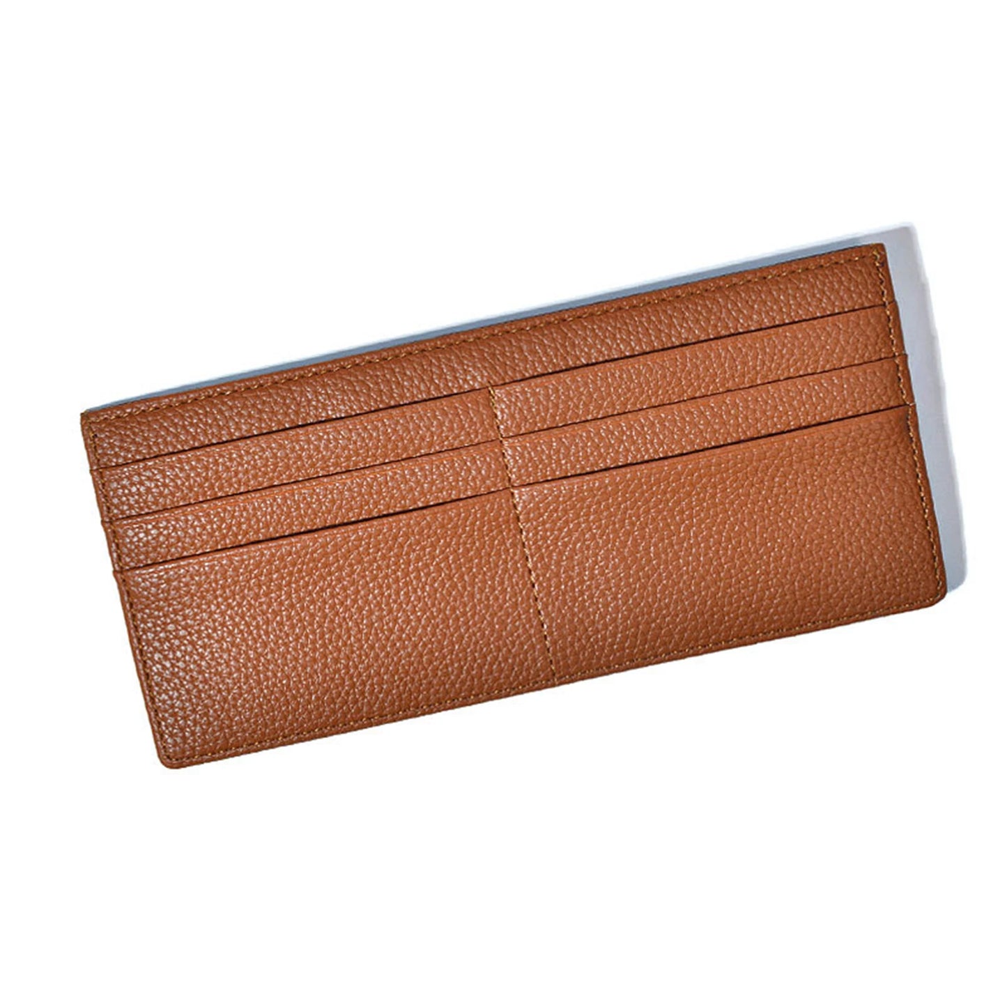 Women's Business Zipper Coin Pocket Wear-resistant Easy Portability Stylish Wallet for Home Office Travel Business Peaceful Pleasures Health and Wellness Brown