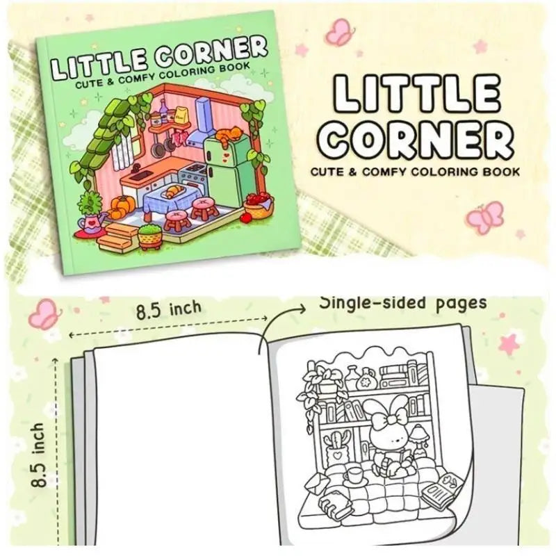 Coloring Books Adults Bold Easy Patterns Cute Drawing Party Birthday
