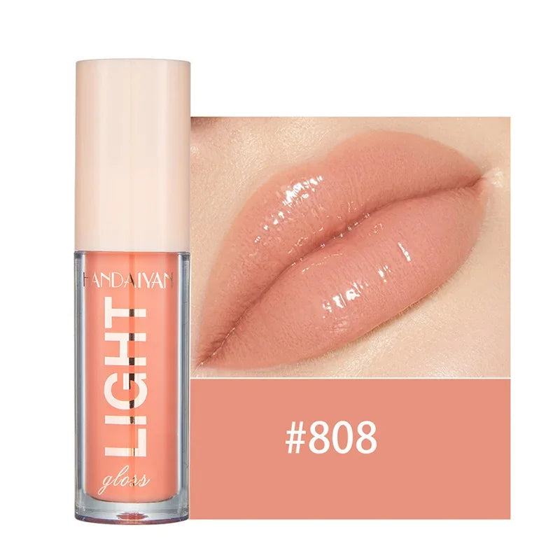 12-Color Mirror Pearl Lip Gloss – Glitter Glaze Liquid Lipstick