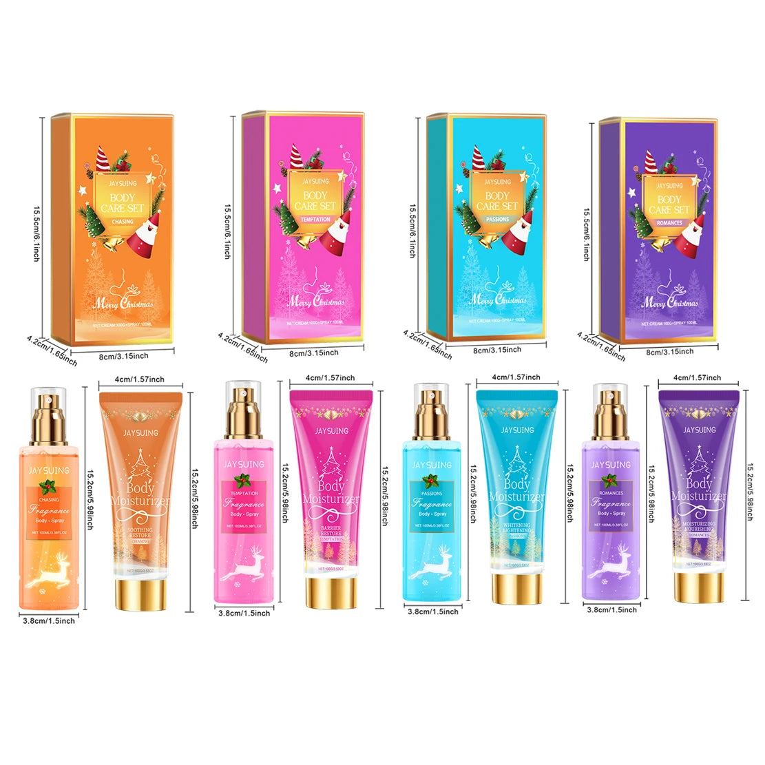 Christmas Scented Body Care Set – Spray & Lotion Gift