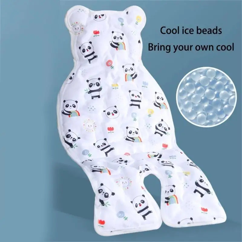 Cartoon Baby Stroller Cooling Pad | Breathable Pushchair Cushion
