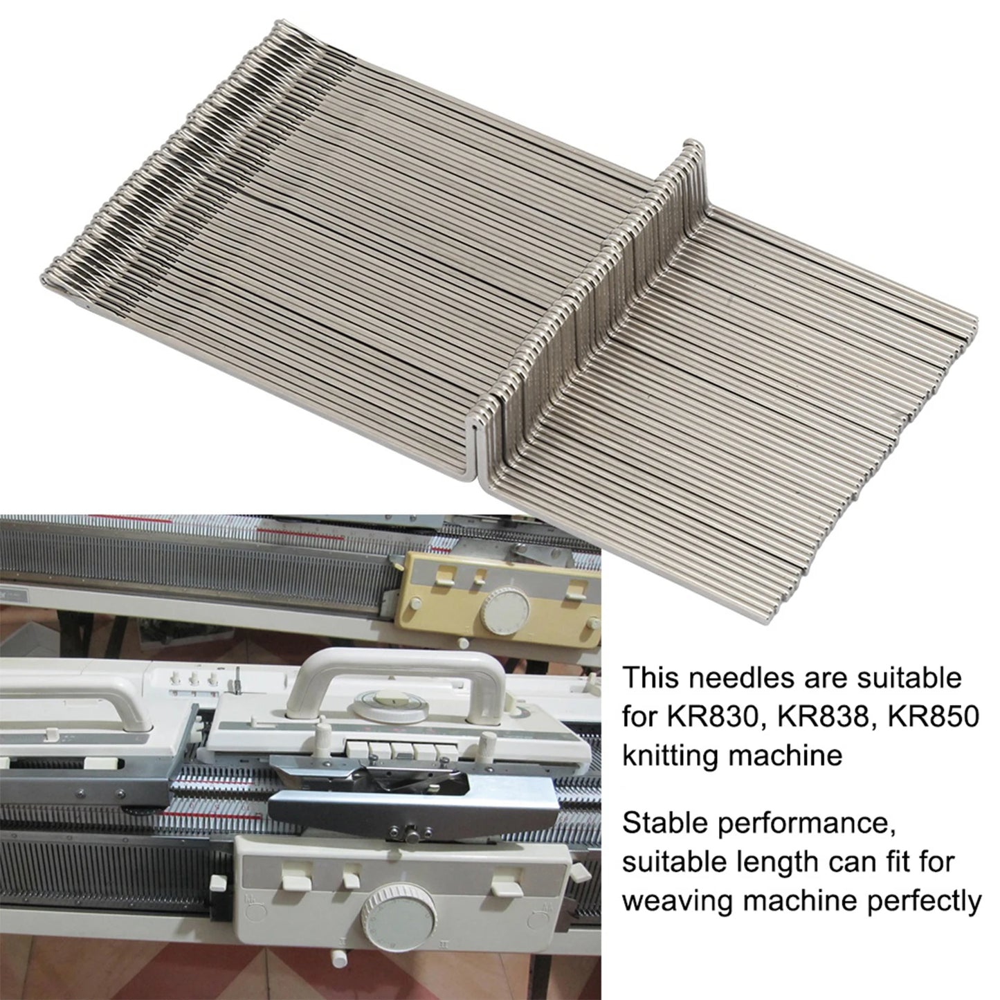Steel Knitting Machine Needles Weaving Tool Weaver Accessories Fit