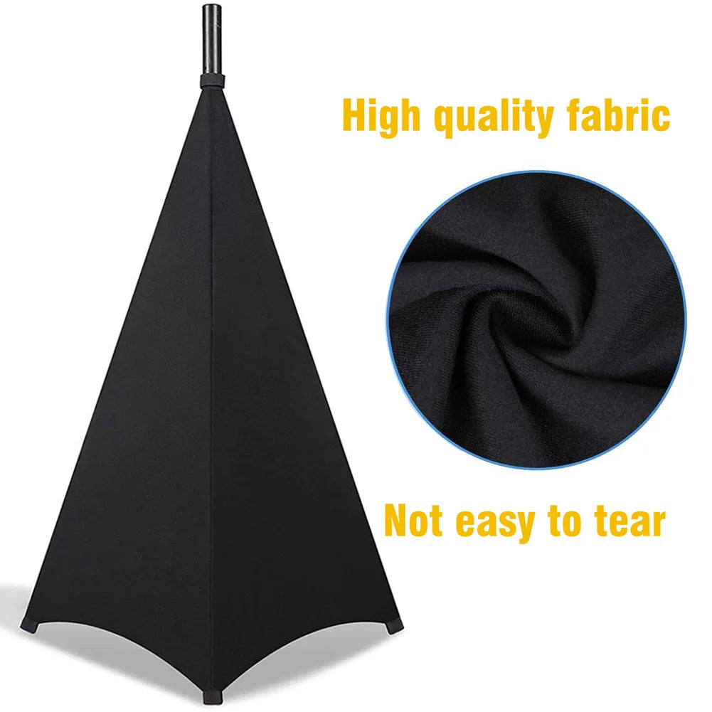 Universal Speaker Stand Cover Tripod Stand Cover Height Flexible Stretchable Floor Equipment Tool Blind Accessories Peaceful Pleasures Health and Wellness