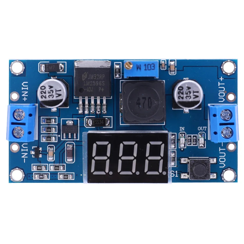 1-15 Pack LM2596 DC-DC Adjustable Buck Converter Module 4.75-40V to 1.25-37V Power Supply Step Down Voltage Regulator Module Peaceful Pleasures Health and Wellness