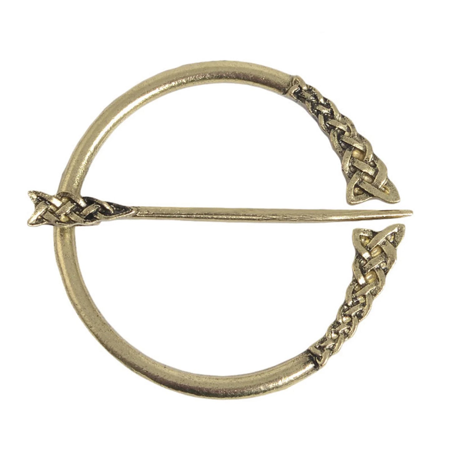 Nordic Style Metal Simple Brooch Suit Scarf Clip Brooch Pin Fashion Jewelry for Coats Jackets Sweaters Suit Peaceful Pleasures Health and Wellness xz1908