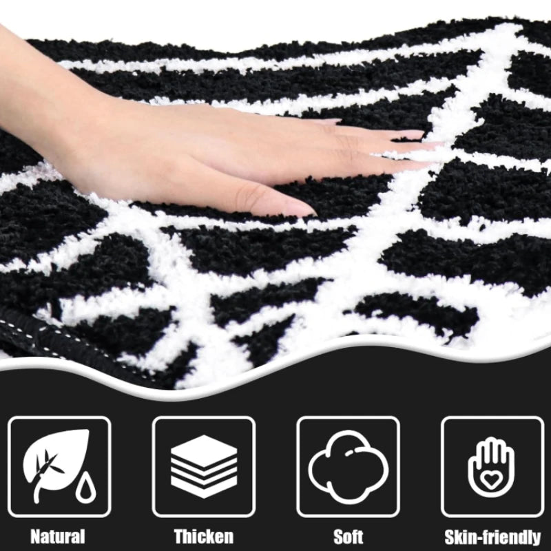 Halloween Non-Slip Doormat | Pumpkin & Spider Web Rug