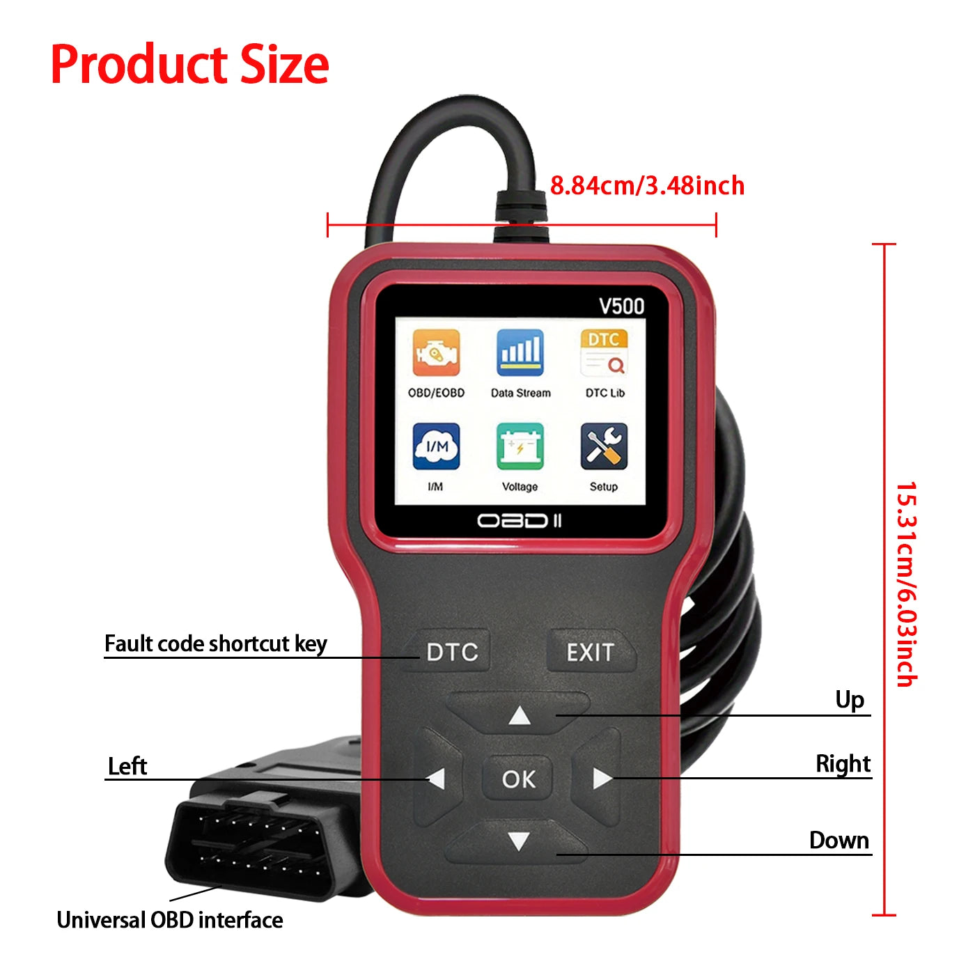 OBD2 Scanner & Engine Code Reader – All Cars 1996+ | 2025 Peaceful Pleasures Health and Wellness