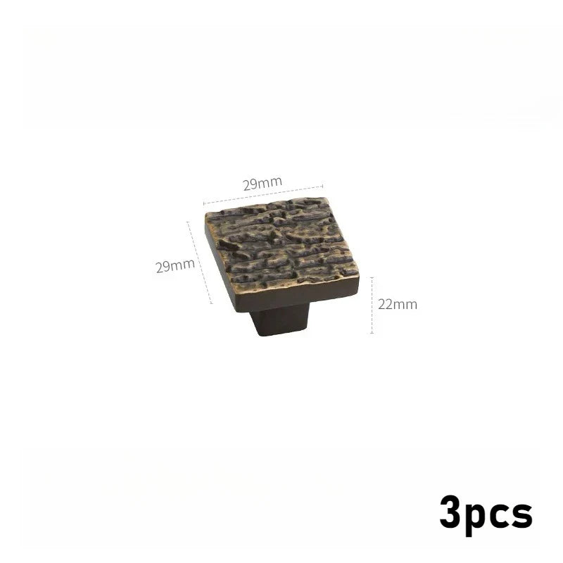 Brass Antique Gold Cabinet Handle | Retro Drawer Pull