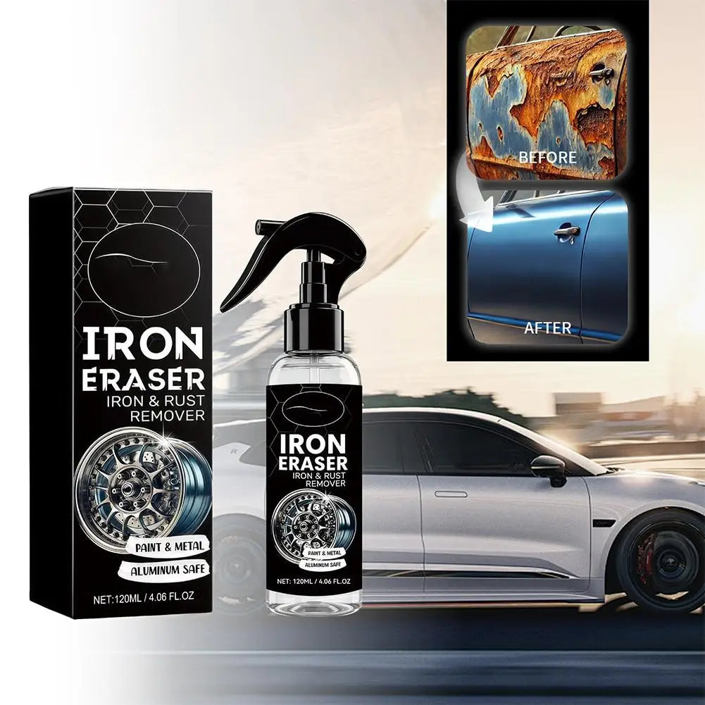 Universal Rust Remover Revitalizing Spray for Car Wheels & Metal Surfaces, Strong Decontamination, Smooth & Reliable Peaceful Pleasures Health and Wellness