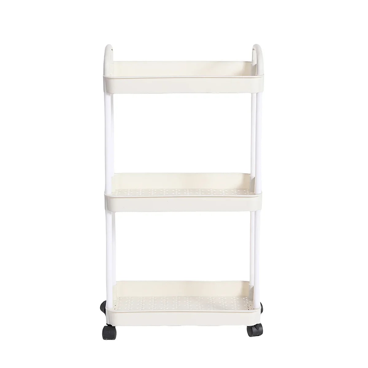 3/4-Tier Rolling Storage Cart with Lockable Wheels | Multi-Room