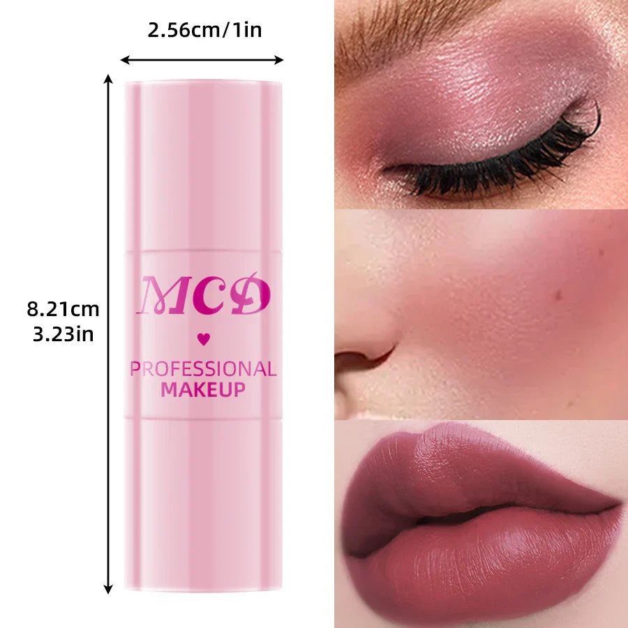 MCD 6-Color Jelly Blush Stick – Lip & Cheek Tint Matte Finish