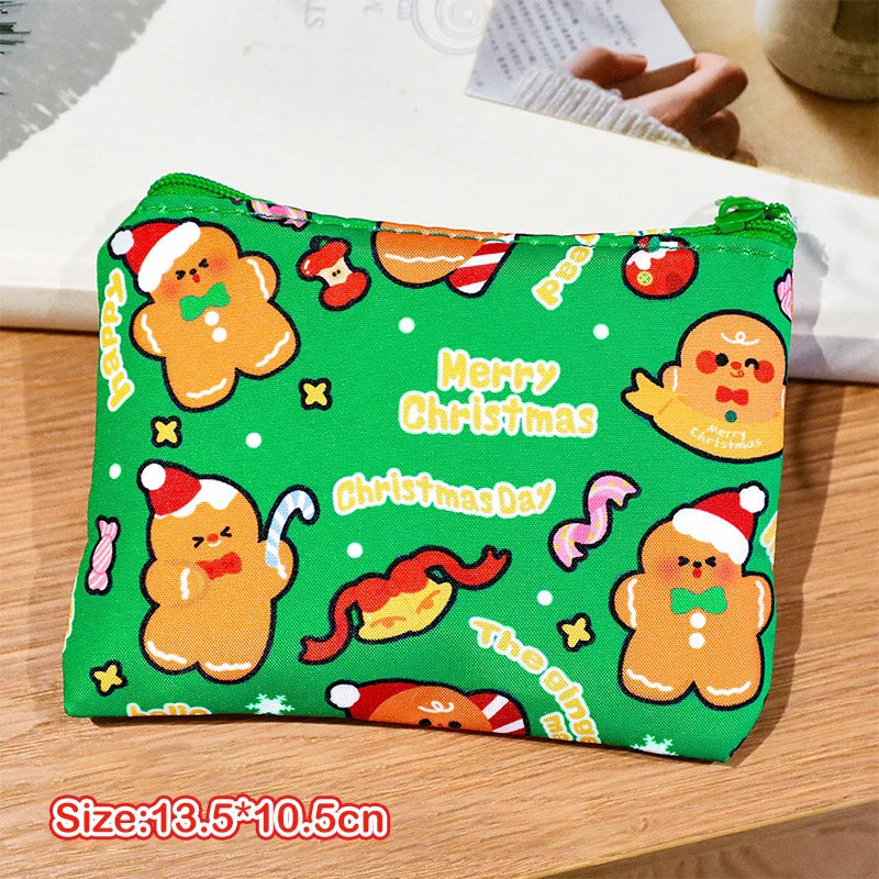 Mini Christmas Coin Purse – Cartoon Storage Bag | Kids Gift