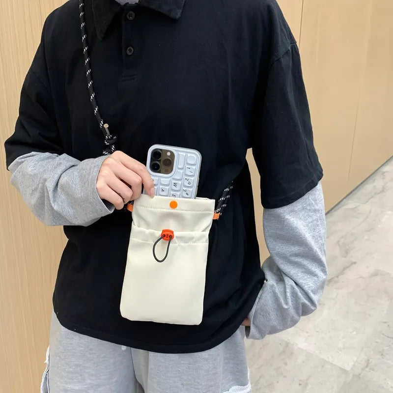Mini Nylon Crossbody Bag – Phone Wallet Shoulder Purse
