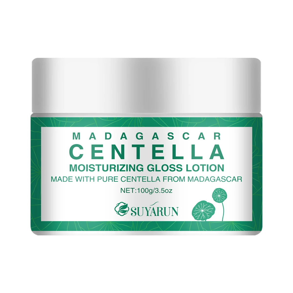 SUYARUN Hydrating Cica Face Cream - Soothes & Repairs Sensitive Skin, Intense Moisturizer with Centella Asiatica. Peaceful Pleasures Health and Wellness 100g