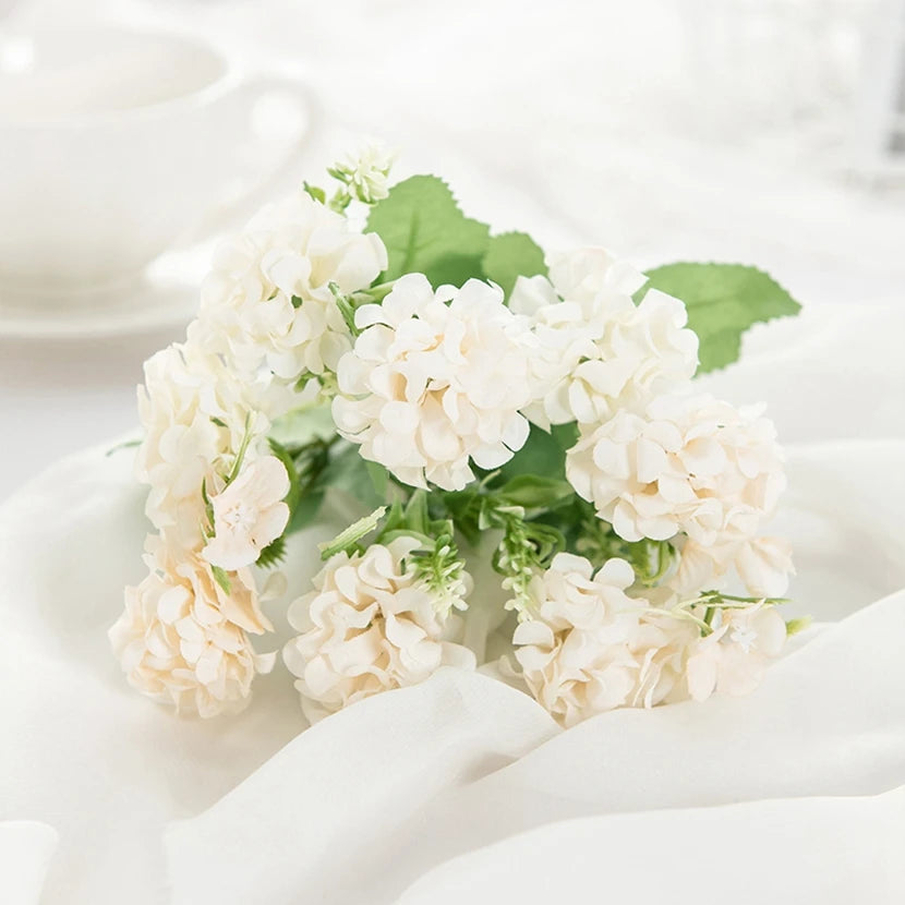 Artificial Silk Hydrangea Bouquet | Wedding & Home Decor