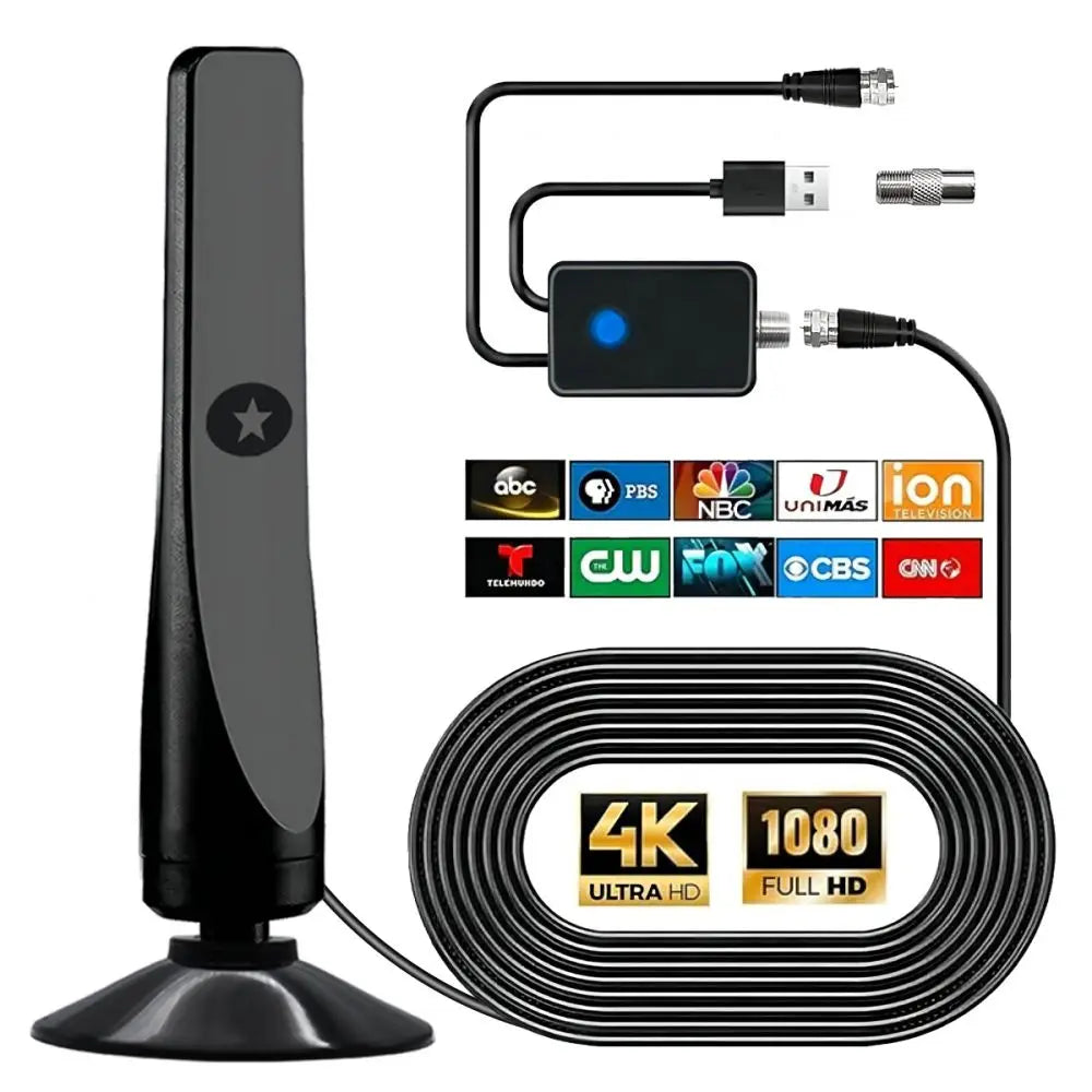 Indoor HDTV Digital Antenna – DTMB 1080p 50-Mile 20dBi