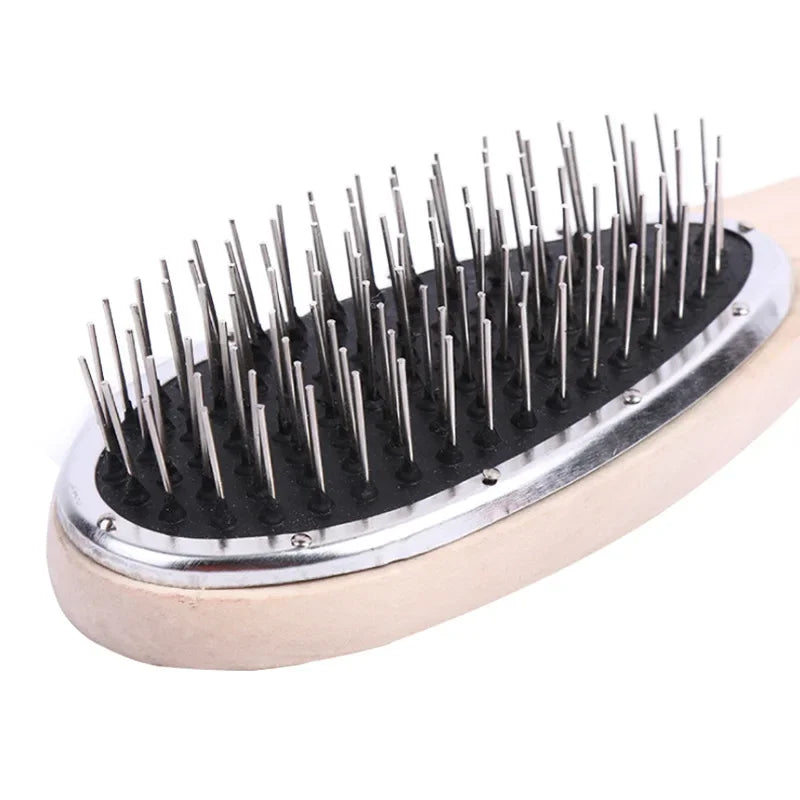 1pc Professional Brush For Wig Anti Static Steel Comb for Tangle Hair Extensions Training Salon Tools Peaceful Pleasures Health and Wellness