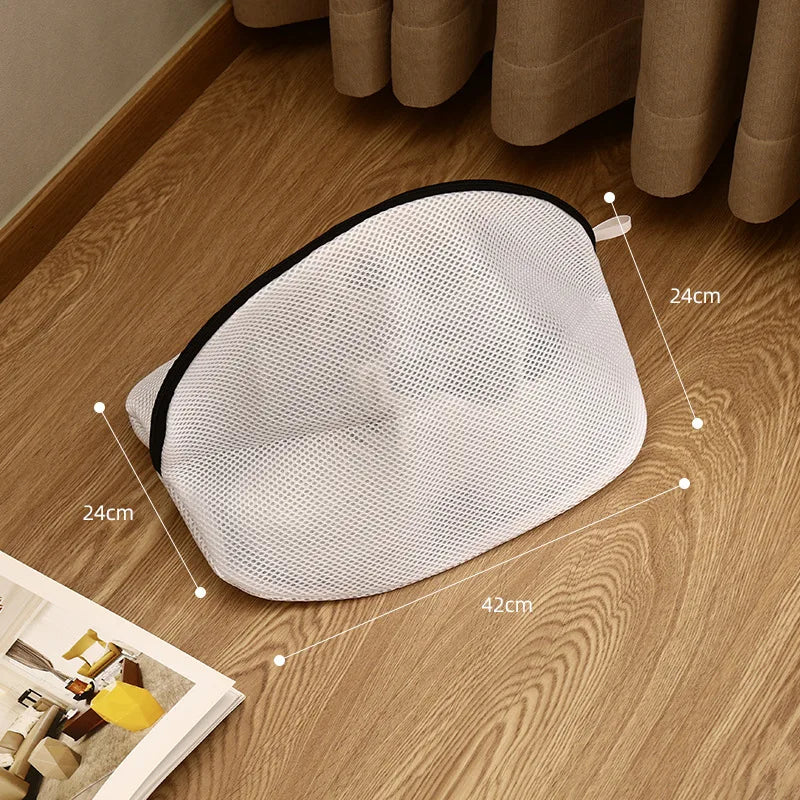 Mesh Shoe Laundry Bag with Zip – Double Layer 40x24cm
