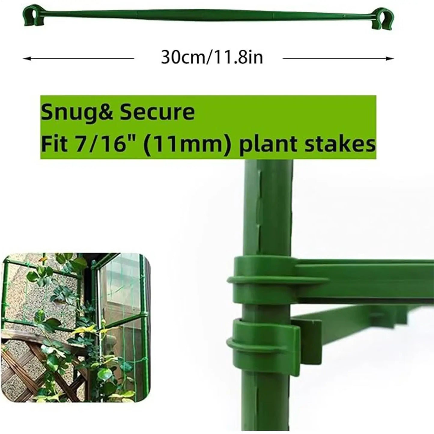 36pc Plant Stakes & Tomato Cage Garden Climbing Support Kit
