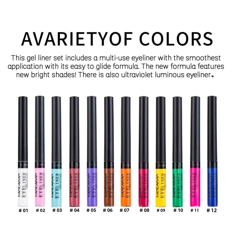 Handaiyan Matte Liquid Eyeliner – Waterproof UV Long-Lasting