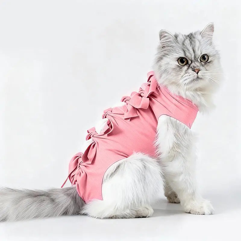 Cat Recovery Suit – Post-Op Anti-Licking Protective Clothing