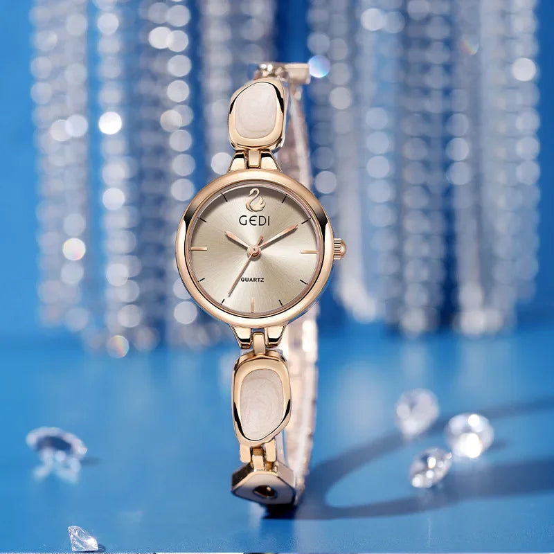 Versatile Fashionable Women Watch Women Hand Style Women Light Luxury Niche Small Exquisite Simple High End Regular Quartz Watch Peaceful Pleasures Health and Wellness