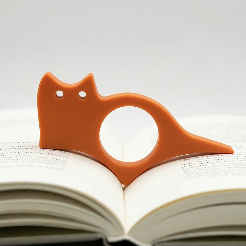 Ergonomic Plastic Thumb Bookmark Comfort Grip One-handed Use Page
