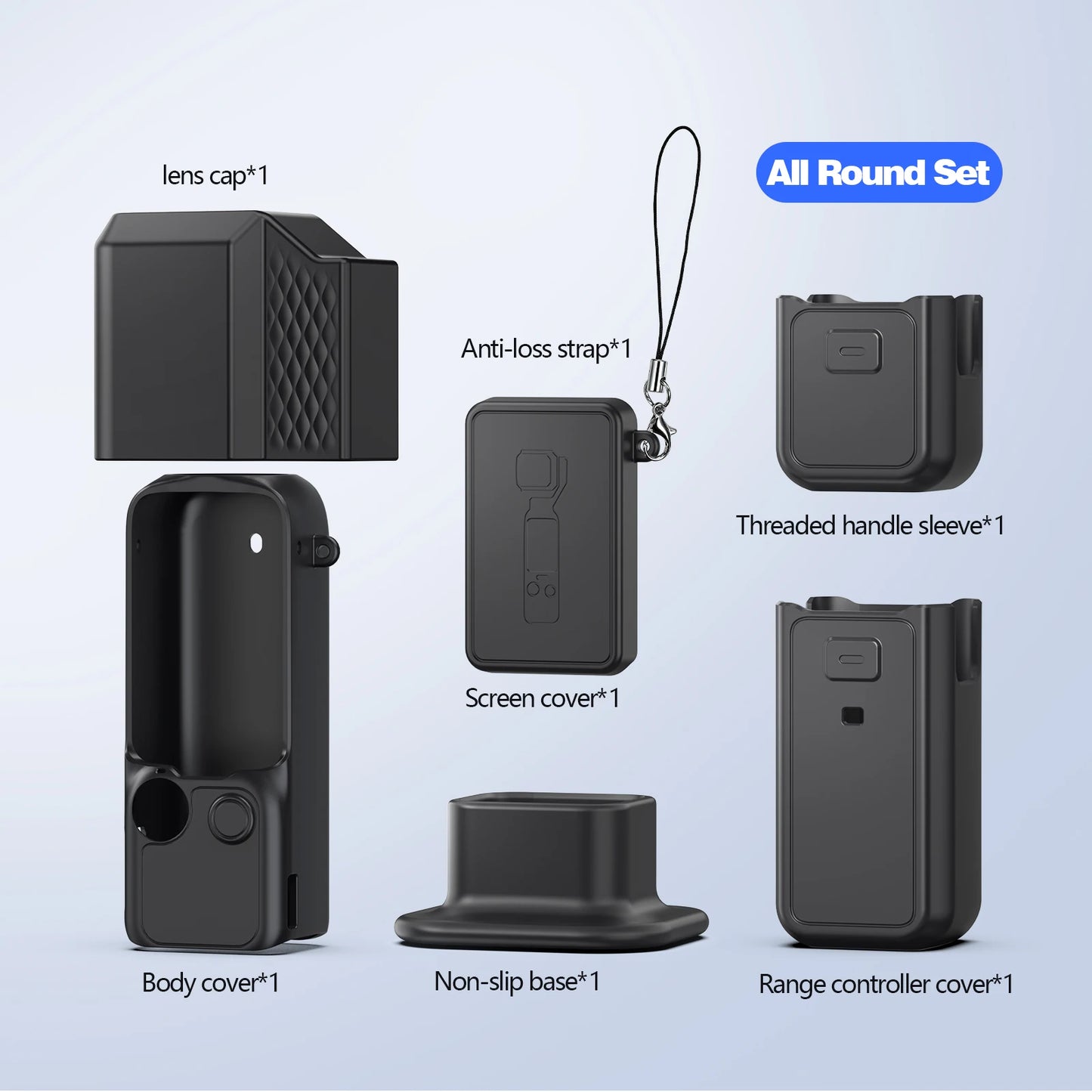 Silicone Case for DJI Pocket 4 Pro – Shockproof & Dustproof