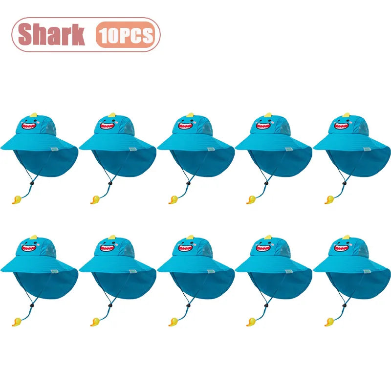 Kids Wide Brim UV Sun Hat | Boys & Girls Bucket Cap