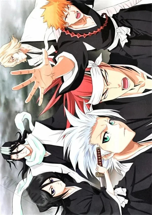 Bleach Anime Canvas Wall Art Poster | Living Room Décor Print