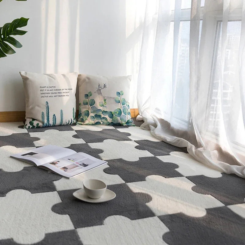 Interlocking Floor Carpet Tiles 30×40cm | Washable Play Mat