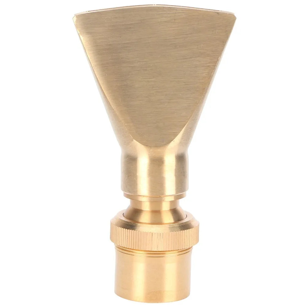 Brass Fan Fountain Nozzle | G1/2 Female to G3/4 Male Thread