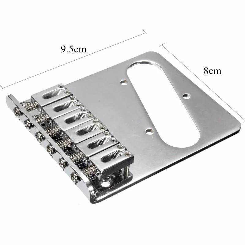 6 Saddles TL Chrome Guitar Bridge Gotoh Modern Electric Saddle