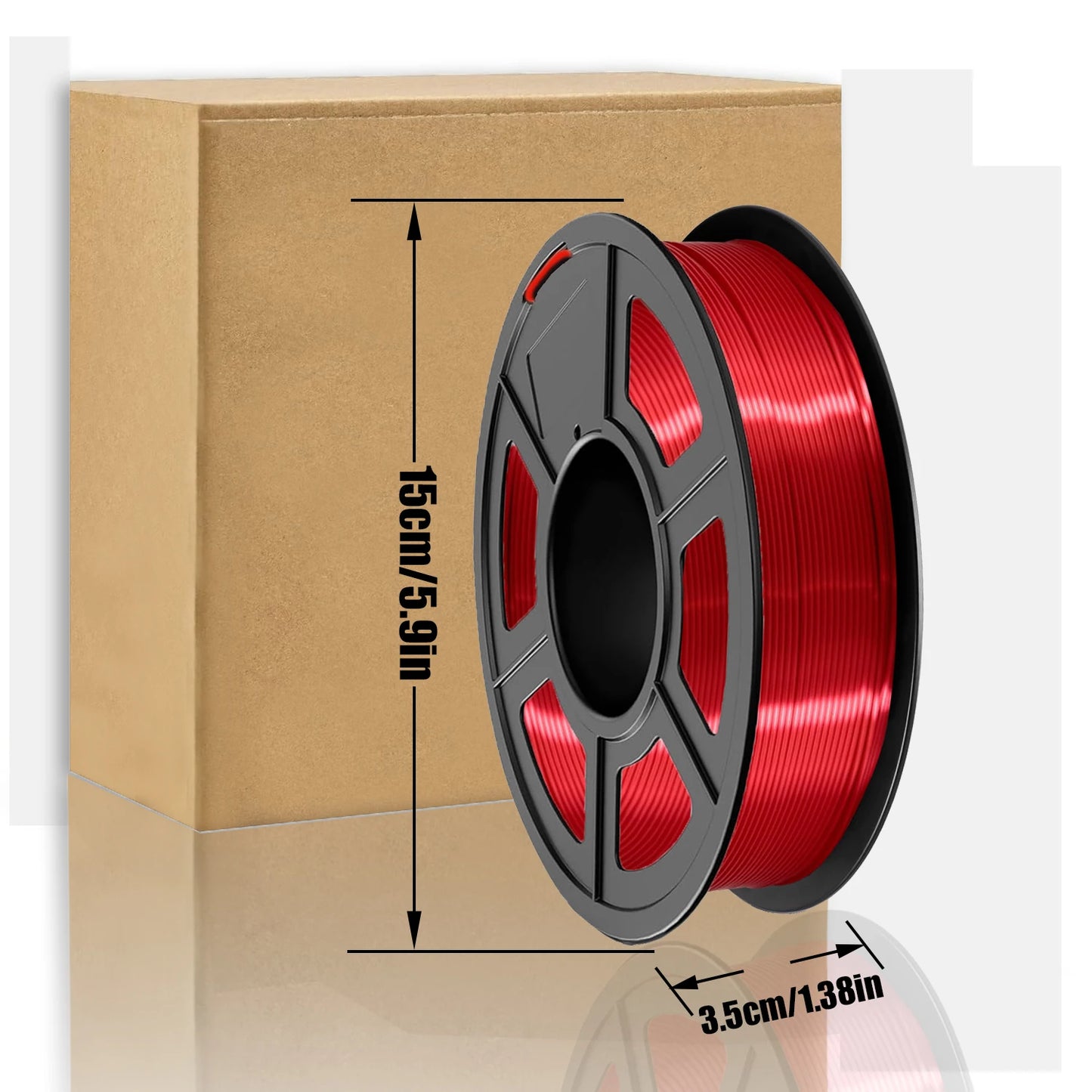 Silk PLA Filament 1.75mm | Metallic Shiny 3D Printer Filament 250g