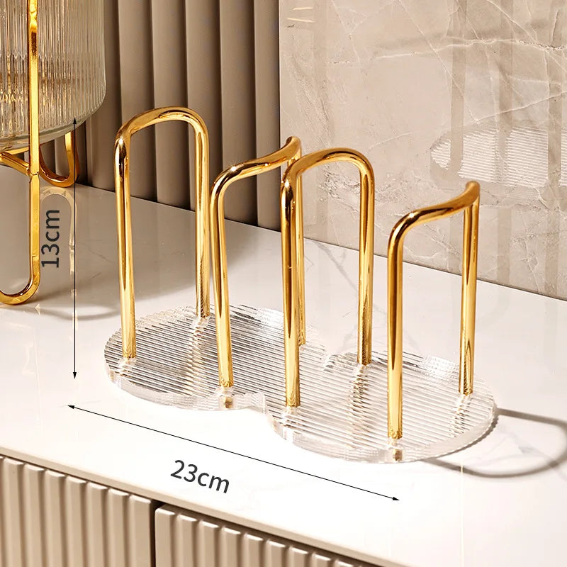 Acrylic Disposable Cup Dispenser Rack & Holder Organizer