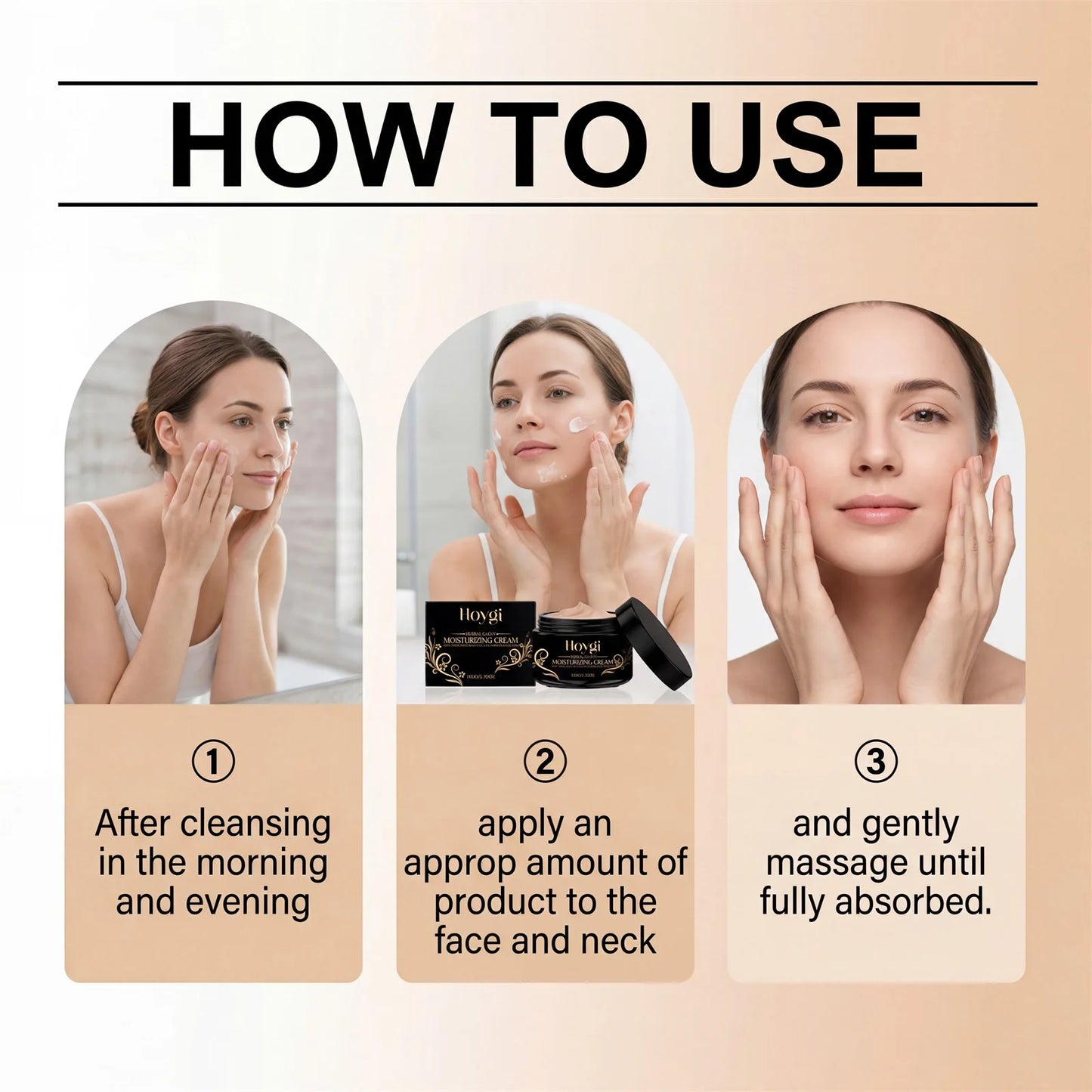 Centella Asiatica Moisturizing Face Cream Deep Hydrating & Skin Brightening Reduce Redness Soft Restores Elasticity Daily Care Peaceful Pleasures Health and Wellness