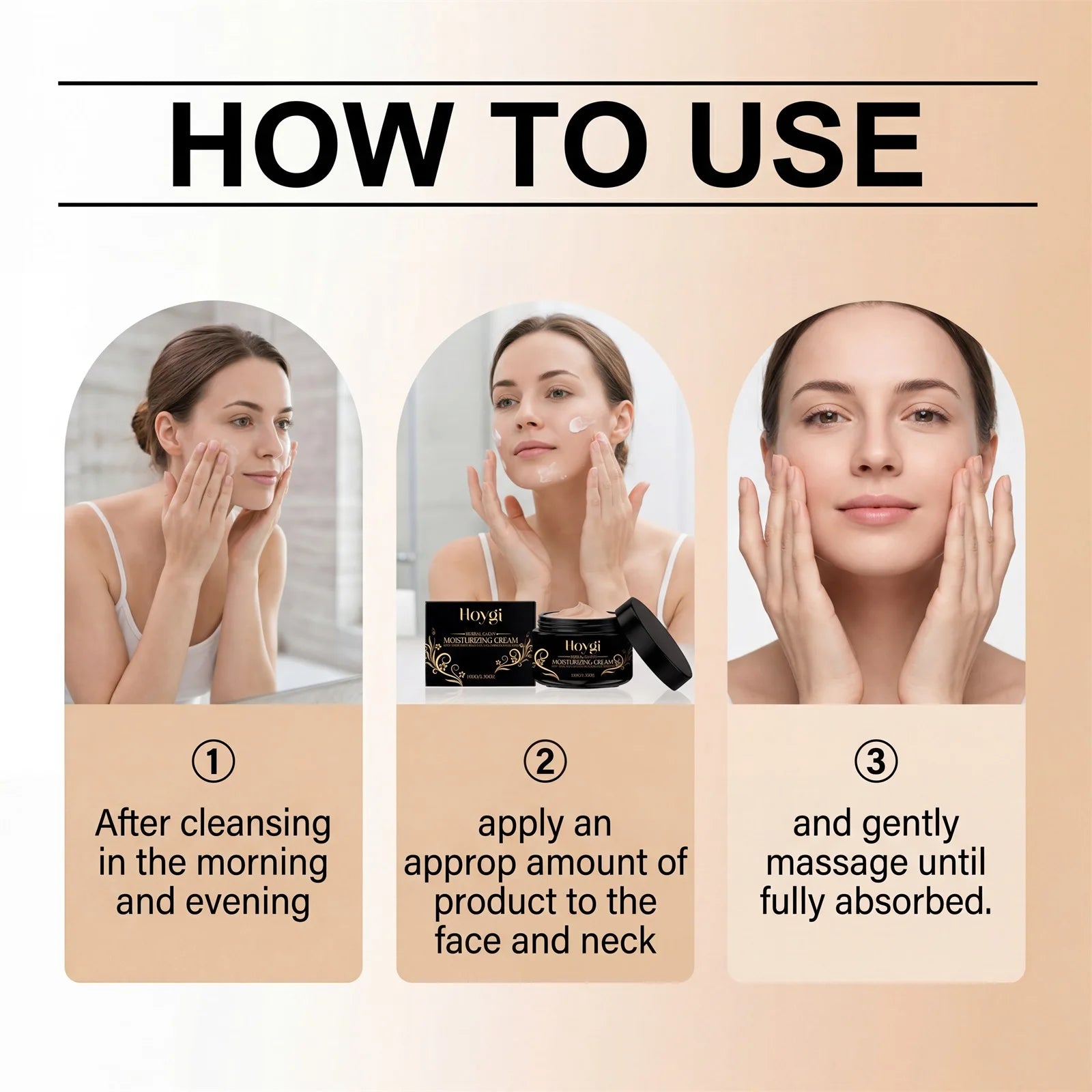 Centella Asiatica Moisturizing Face Cream Deep Hydrating & Skin Brightening Reduce Redness Soft Restores Elasticity Daily Care Peaceful Pleasures Health and Wellness