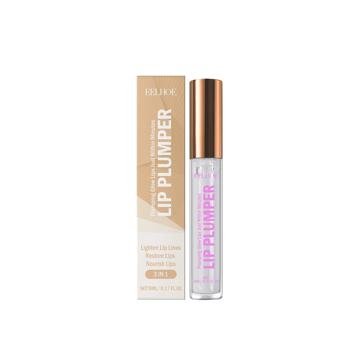 EELHOE Lip Plumper Oil – Volumising, Nourishing & Brightening