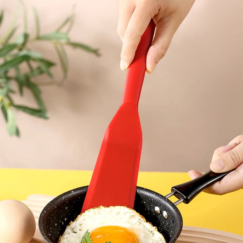 Silicone Kitchenware Non Stick Pan Frying Shovel Kitchen High Temperature Resistant Pancake Frying Steak Shovel Special Shovel Peaceful Pleasures Health and Wellness